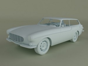 volvo p 1800 es wagon 3Dモデル