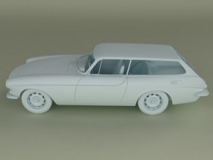 volvo p 1800 es wagon 3Dモデル