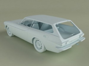 volvo p 1800 es wagon 3Dモデル