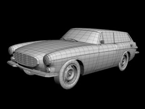 volvo p 1800 es wagon 3Dモデル