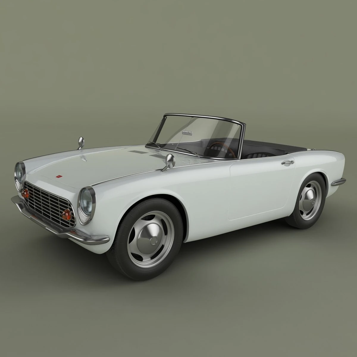 honda s600 3D Model .c4d .max .obj .3ds .fbx .stl .blend 