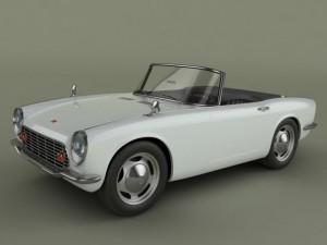 honda s600 3D Модель