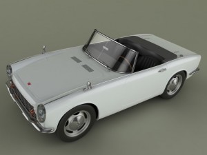 honda s600 3D Model