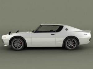 nissan skyline gtr c110 3D Model
