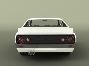 nissan skyline gtr c110 3D Model