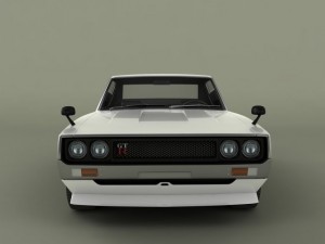 nissan skyline gtr c110 3D Model
