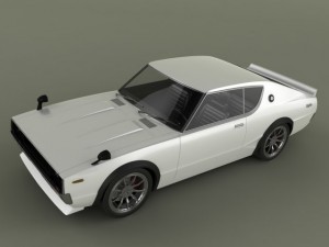 nissan skyline gtr c110 3D Model