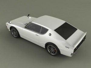nissan skyline gtr c110 3D Model