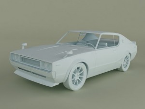 nissan skyline gtr c110 3D Model