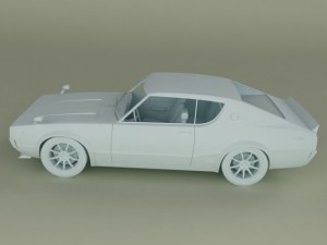 nissan skyline gtr c110 3D Model