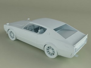 nissan skyline gtr c110 3D Model