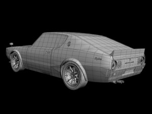 nissan skyline gtr c110 3D Model