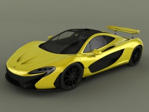 mclaren p1 2014 3D Модель