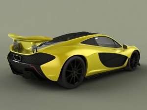 mclaren p1 2014 3Dモデル