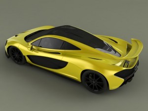 mclaren p1 2014 3Dモデル