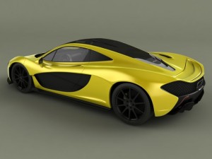 mclaren p1 2014 3Dモデル