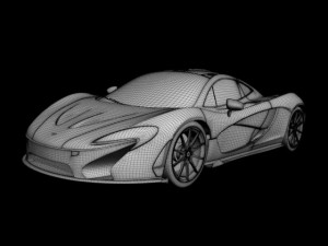 mclaren p1 2014 3Dモデル