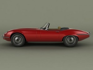 jaguar etype  series 2 v12 Model 3D