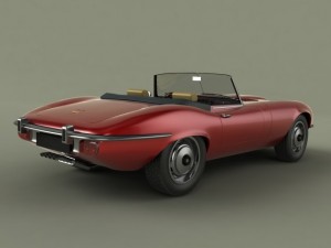 jaguar etype  series 2 v12 Model 3D