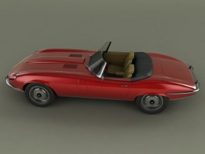 jaguar etype  series 2 v12 Model 3D
