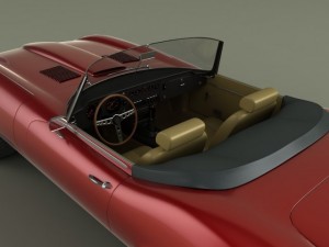 jaguar etype  series 2 v12 Model 3D