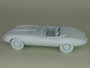 jaguar etype  series 2 v12 Model 3D