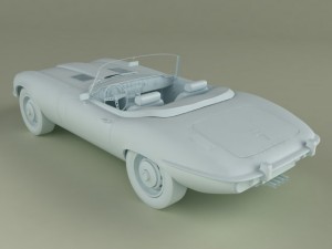 jaguar etype  series 2 v12 Model 3D