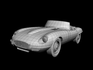 jaguar etype  series 2 v12 Model 3D