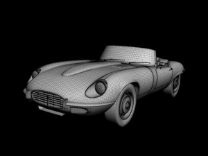 jaguar etype  series 2 v12 Model 3D