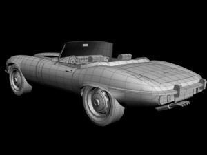 jaguar etype  series 2 v12 Model 3D