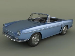 renault caravelle floride 1961 Modelo 3D