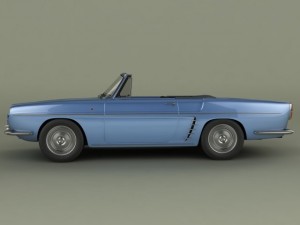 renault caravelle  floride 1961 3D Model