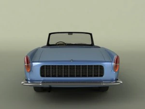 renault caravelle  floride 1961 3D Model
