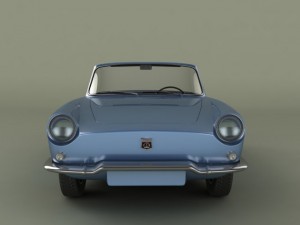renault caravelle  floride 1961 3D Model