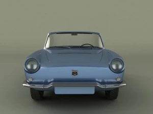 renault caravelle  floride 1961 3D Model