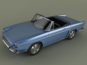 renault caravelle  floride 1961 3D Model