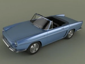 renault caravelle  floride 1961 3D Model