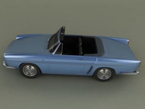 renault caravelle  floride 1961 3D Model