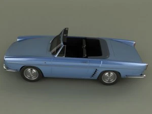 renault caravelle  floride 1961 3D Model