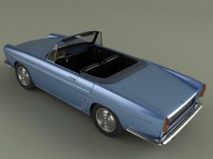 renault caravelle  floride 1961 3D Model