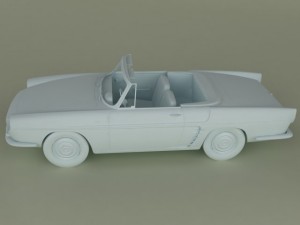 renault caravelle  floride 1961 3D Model