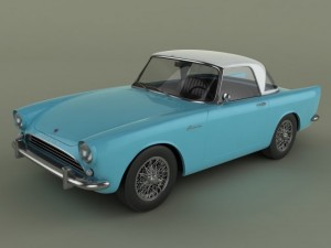 sunbeam alpine series 1 Modelo 3D