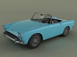 sunbeam alpine series 1 Modelo 3D