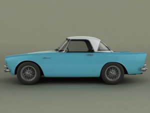 sunbeam alpine series 1 Modelo 3D