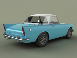 sunbeam alpine series 1 Modelo 3D