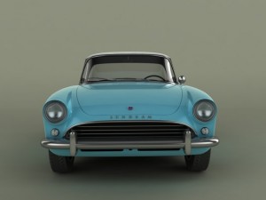sunbeam alpine series 1 Modelo 3D