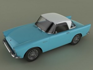 sunbeam alpine series 1 Modelo 3D