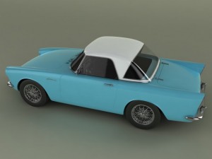 sunbeam alpine series 1 Modelo 3D