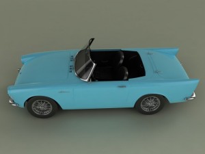 sunbeam alpine series 1 Modelo 3D