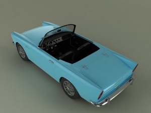 sunbeam alpine series 1 Modelo 3D